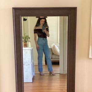 Urban Outfitters Maroon Crop Top (Light Before Dark Brand)